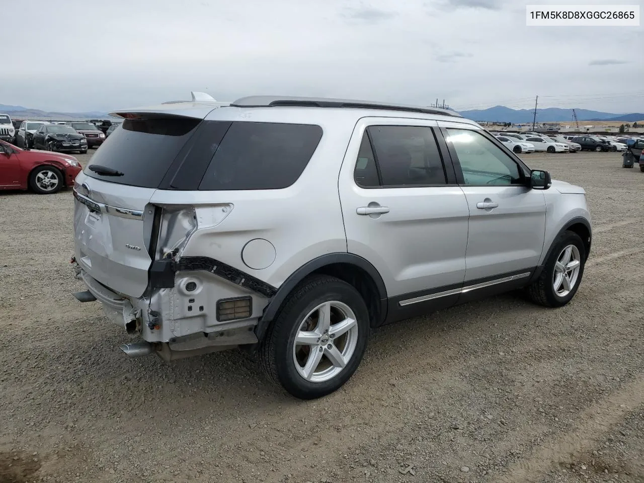 2016 Ford Explorer Xlt VIN: 1FM5K8D8XGGC26865 Lot: 77335904