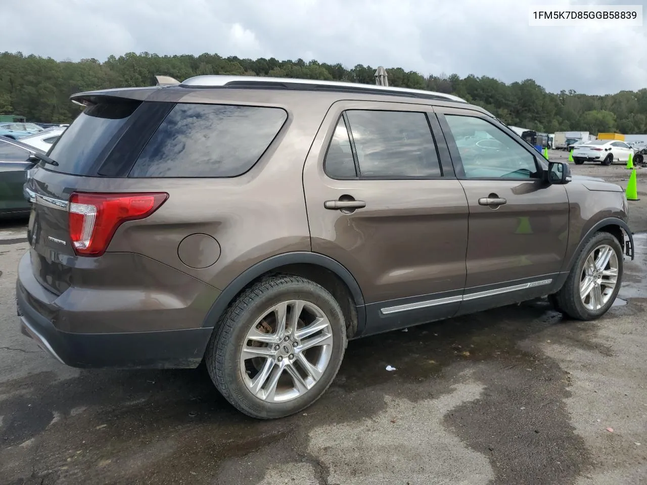 2016 Ford Explorer Xlt VIN: 1FM5K7D85GGB58839 Lot: 77604244