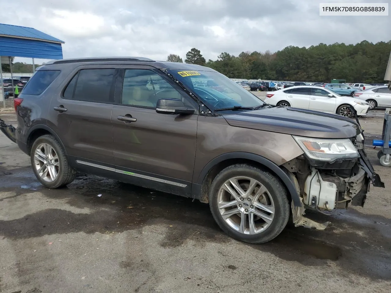 2016 Ford Explorer Xlt VIN: 1FM5K7D85GGB58839 Lot: 77604244