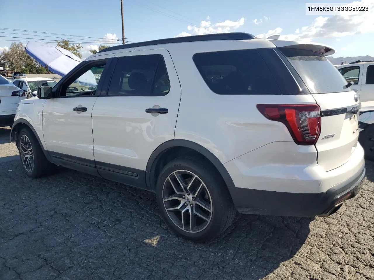 2016 Ford Explorer Sport VIN: 1FM5K8GT3GGC59223 Lot: 77622674