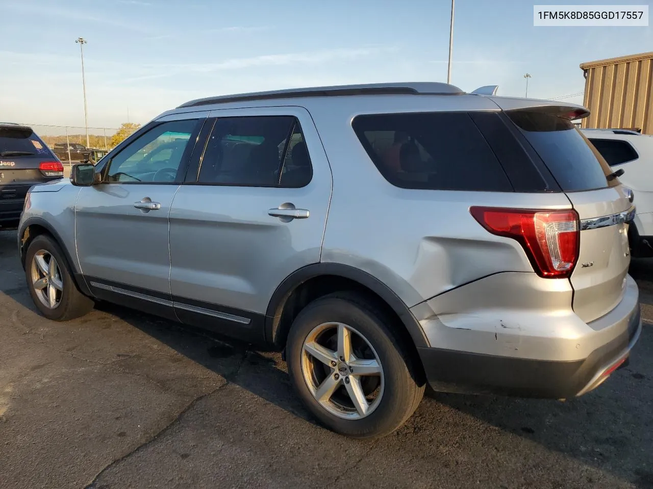 2016 Ford Explorer Xlt VIN: 1FM5K8D85GGD17557 Lot: 77630364