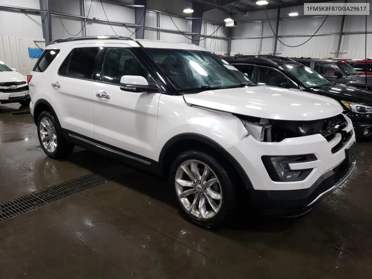 2016 Ford Explorer Limited VIN: 1FM5K8F87GGA29617 Lot: 77821104