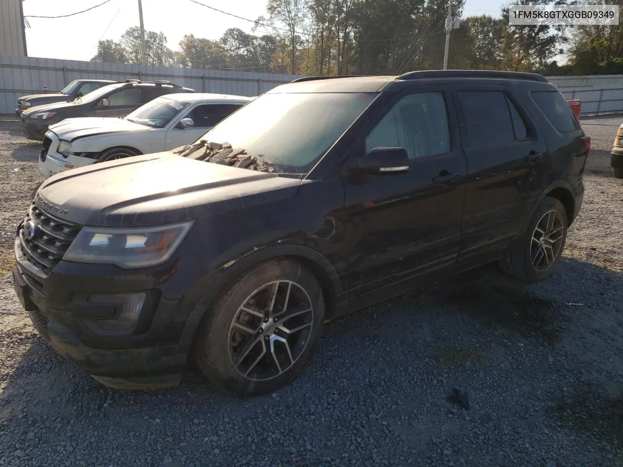 2016 Ford Explorer Sport VIN: 1FM5K8GTXGGB09349 Lot: 78126664