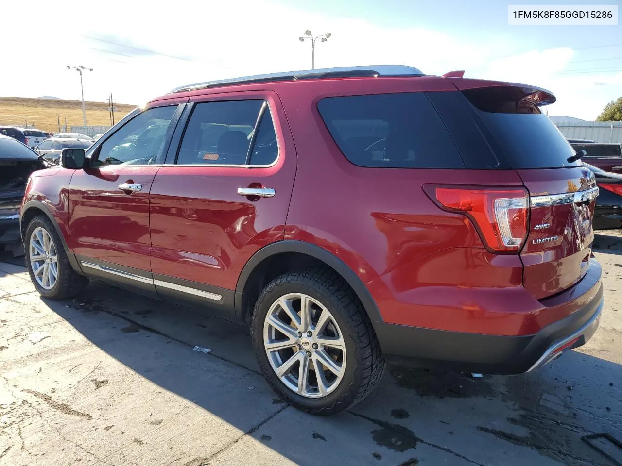 2016 Ford Explorer Limited VIN: 1FM5K8F85GGD15286 Lot: 78306314