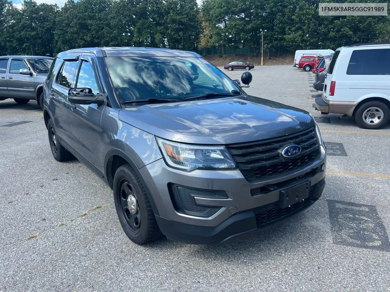 2016 Ford Explorer Police Interceptor VIN: 1FM5K8AR5GGC91989 Lot: 78457864