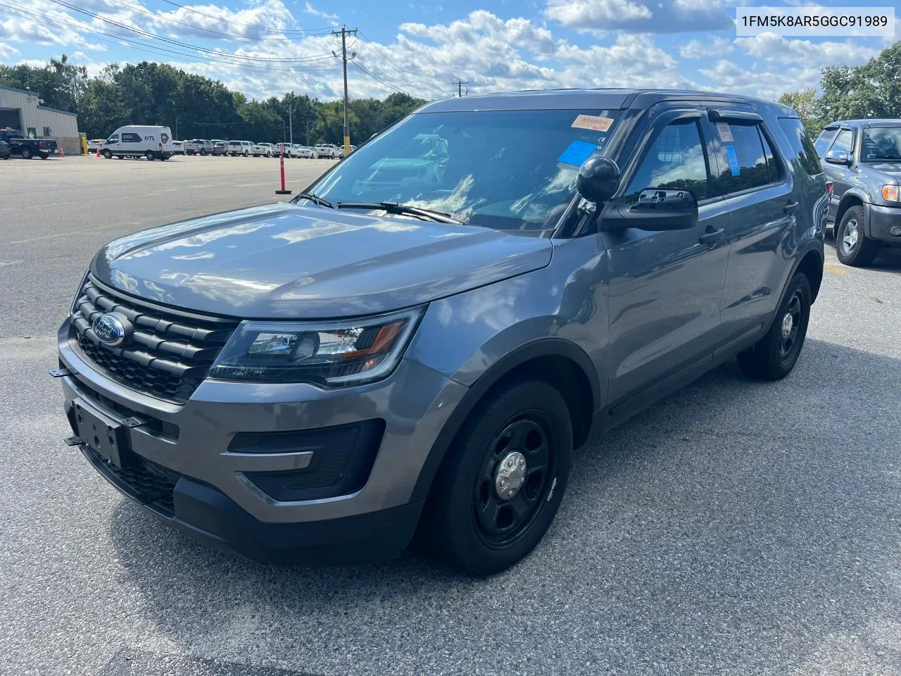 2016 Ford Explorer Police Interceptor VIN: 1FM5K8AR5GGC91989 Lot: 78457864