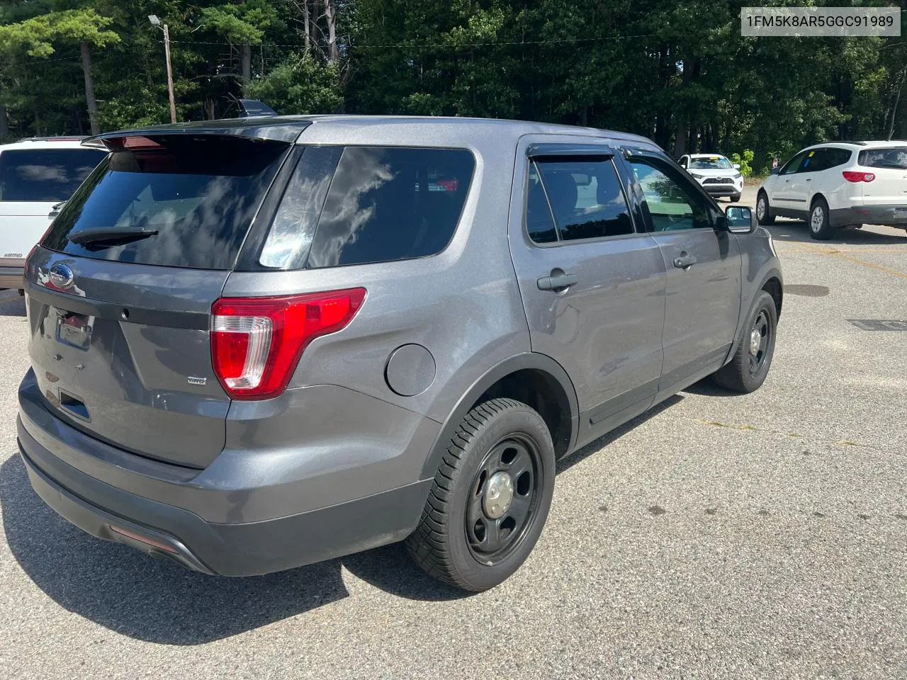 2016 Ford Explorer Police Interceptor VIN: 1FM5K8AR5GGC91989 Lot: 78457864