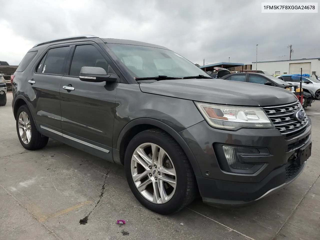 2016 Ford Explorer Limited VIN: 1FM5K7F8XGGA24678 Lot: 78477444