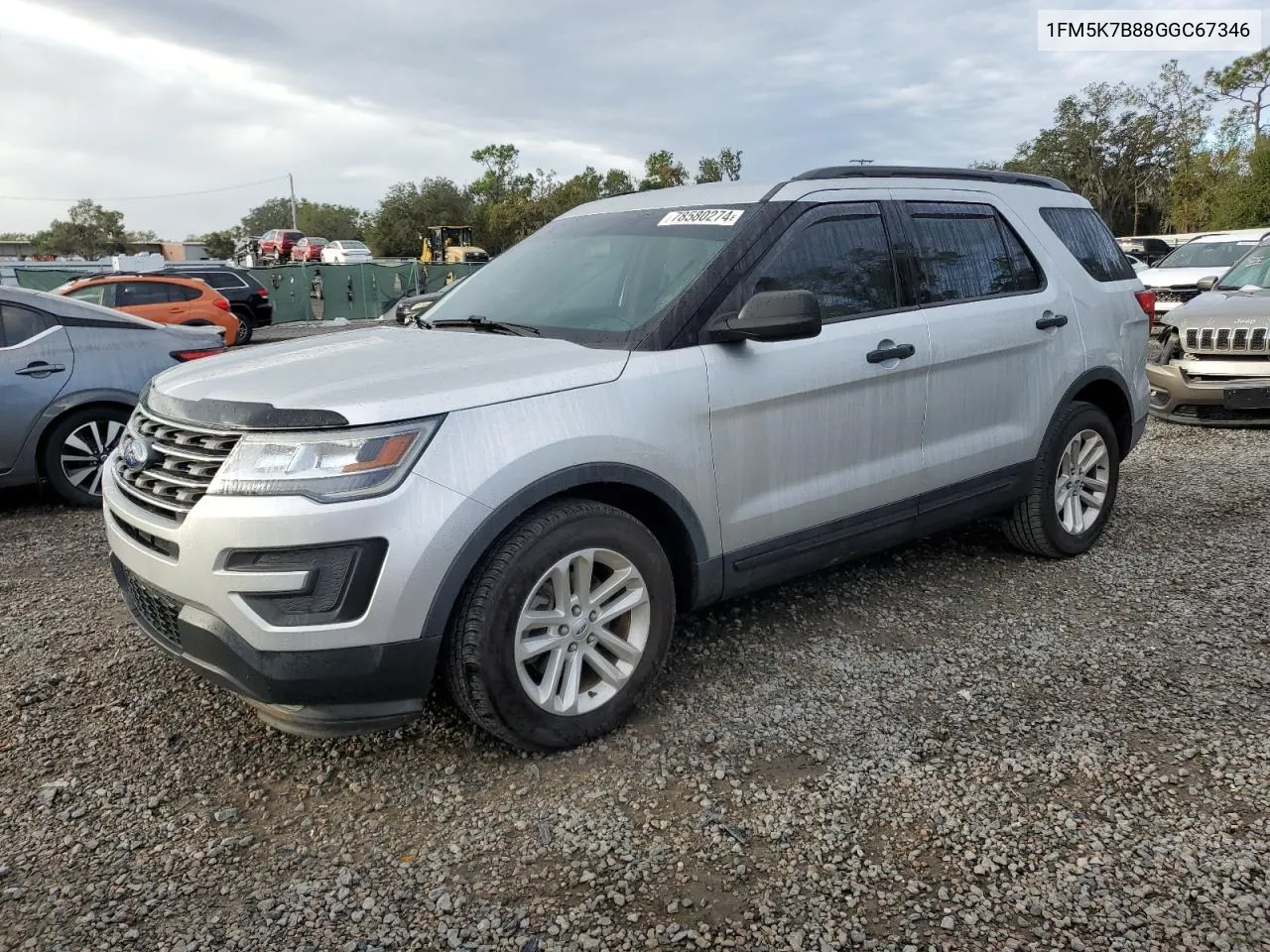 2016 Ford Explorer VIN: 1FM5K7B88GGC67346 Lot: 78580274