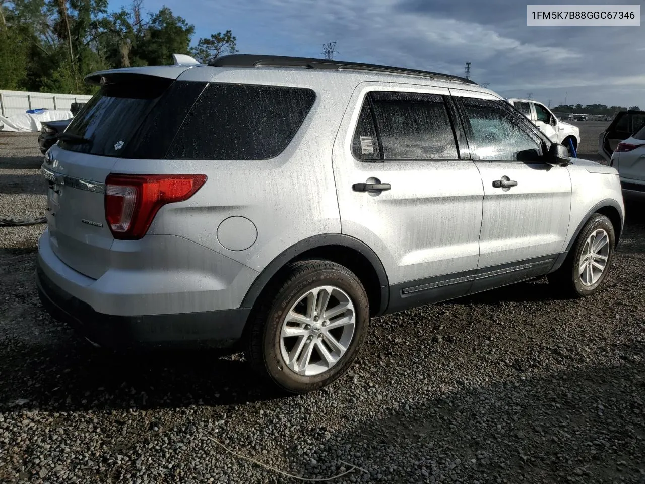 2016 Ford Explorer VIN: 1FM5K7B88GGC67346 Lot: 78580274