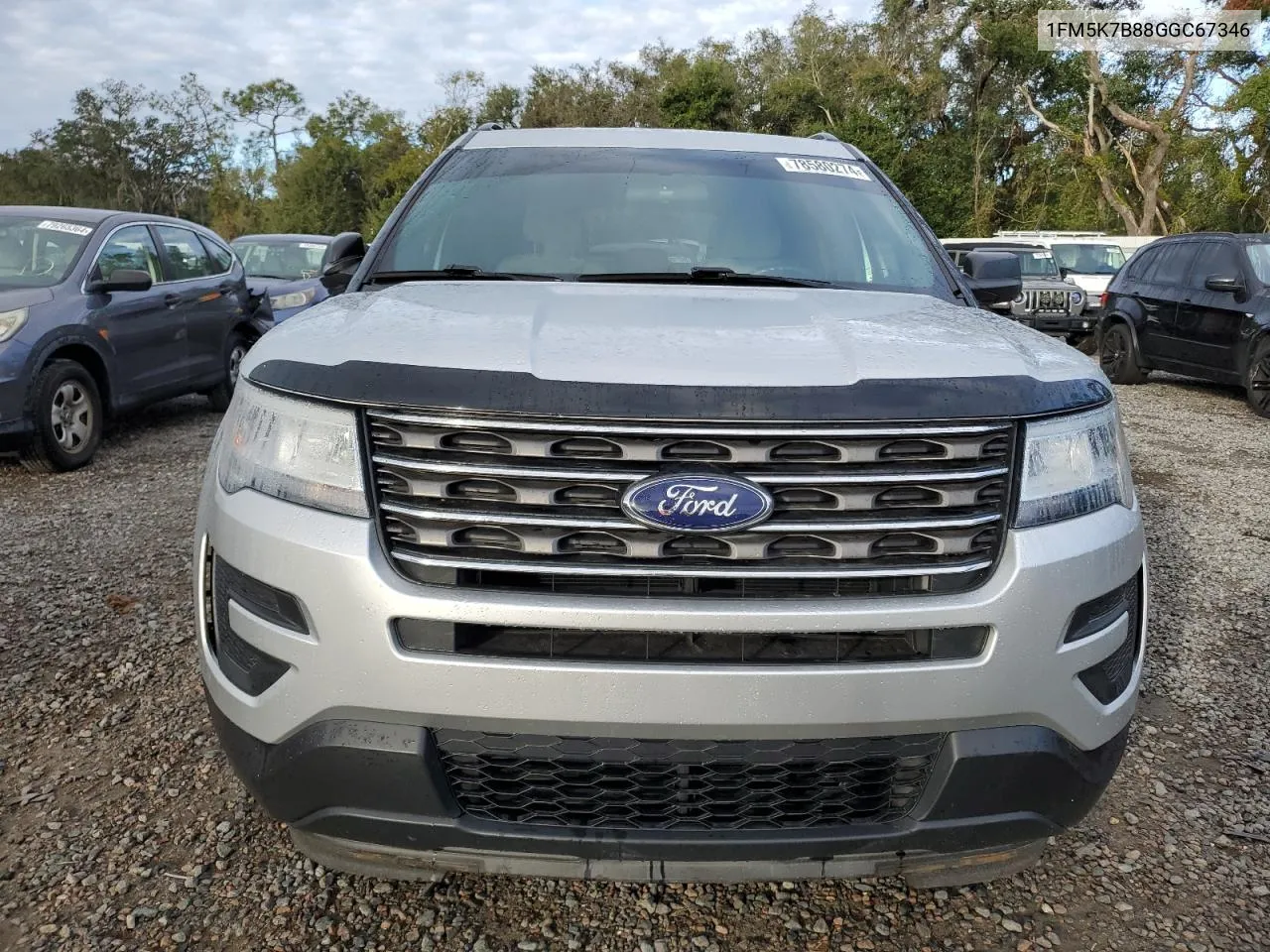 2016 Ford Explorer VIN: 1FM5K7B88GGC67346 Lot: 78580274