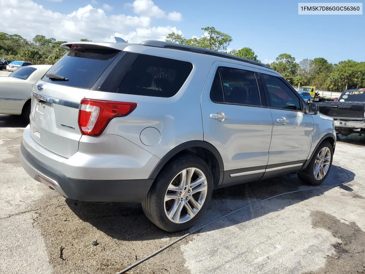 2016 Ford Explorer Xlt VIN: 1FM5K7D86GGC56360 Lot: 78644294