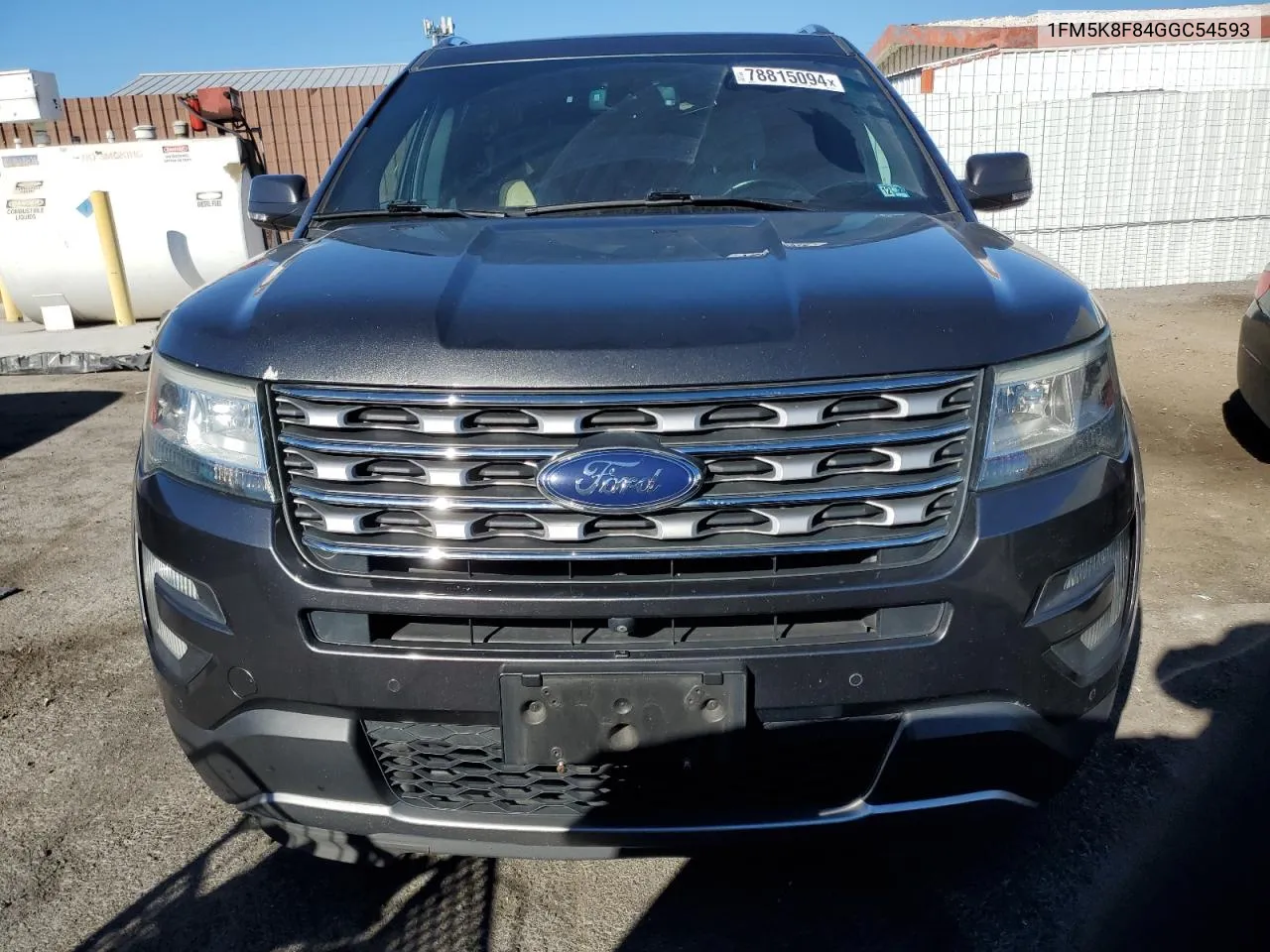 2016 Ford Explorer Limited VIN: 1FM5K8F84GGC54593 Lot: 78815094