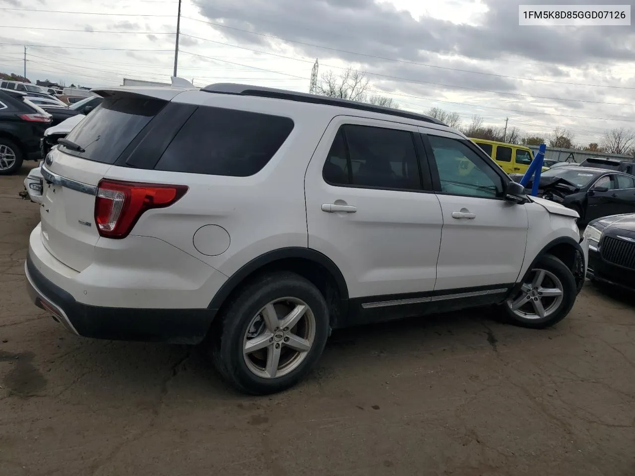 2016 Ford Explorer Xlt VIN: 1FM5K8D85GGD07126 Lot: 78827324