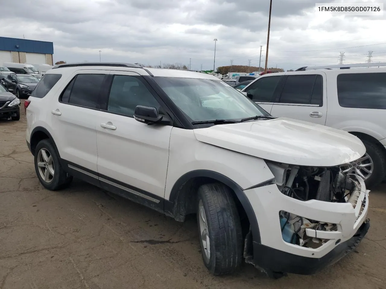 2016 Ford Explorer Xlt VIN: 1FM5K8D85GGD07126 Lot: 78827324