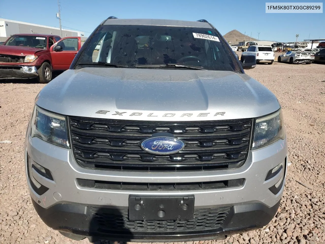 2016 Ford Explorer Sport VIN: 1FM5K8GTXGGC89299 Lot: 78902614