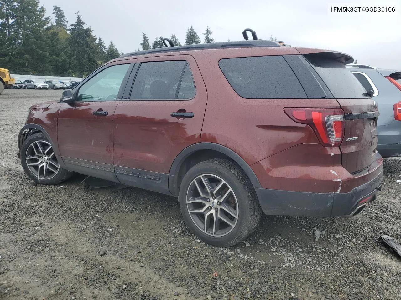 2016 Ford Explorer Sport VIN: 1FM5K8GT4GGD30106 Lot: 78921724