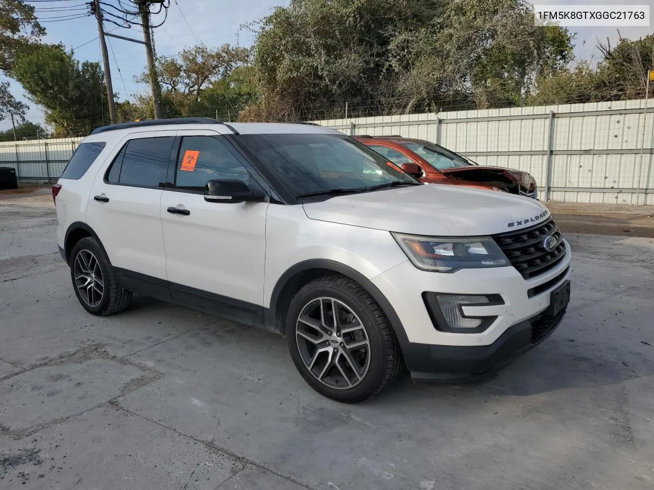 2016 Ford Explorer Sport VIN: 1FM5K8GTXGGC21763 Lot: 78929524