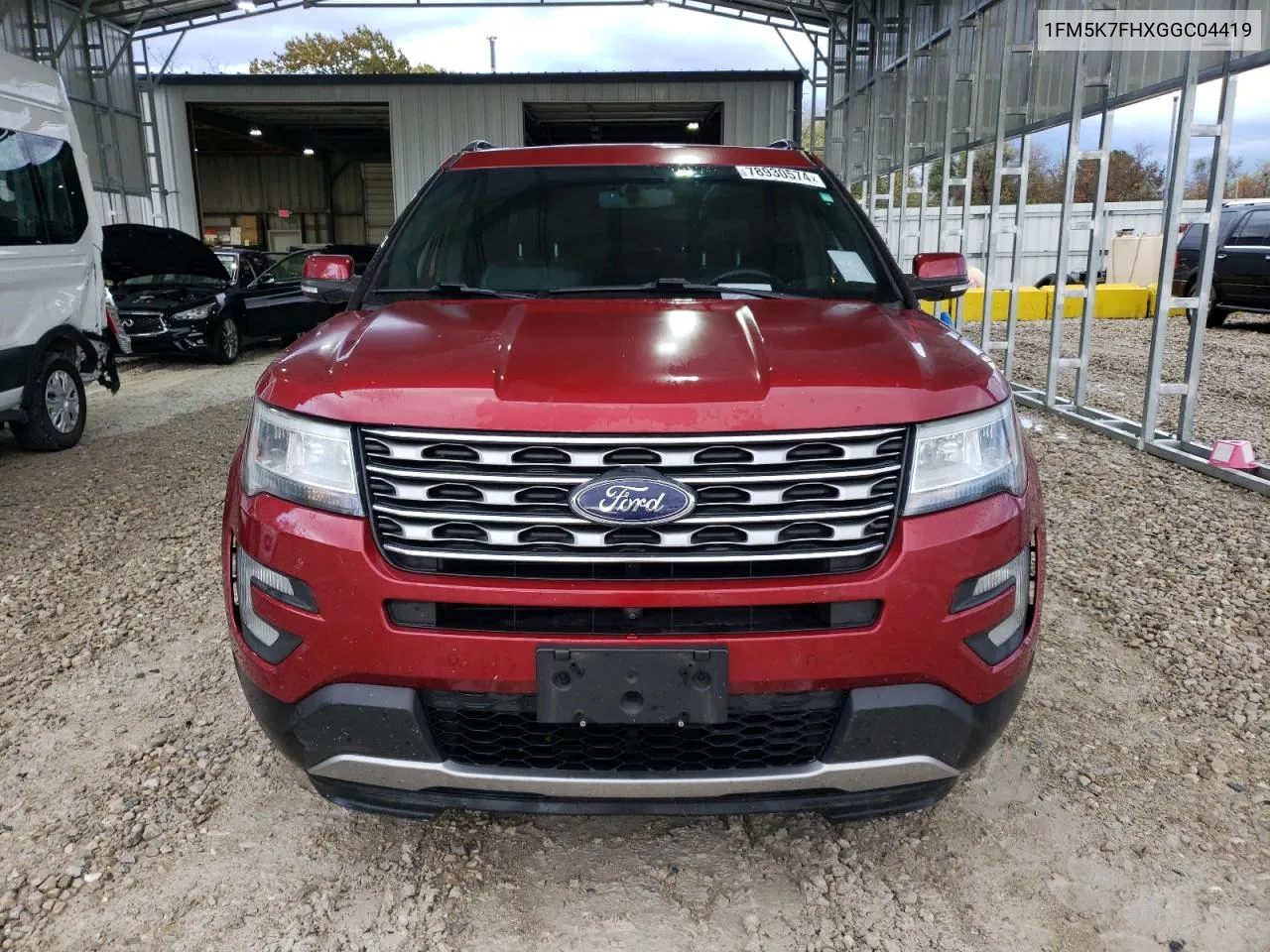 2016 Ford Explorer Limited VIN: 1FM5K7FHXGGC04419 Lot: 78930574