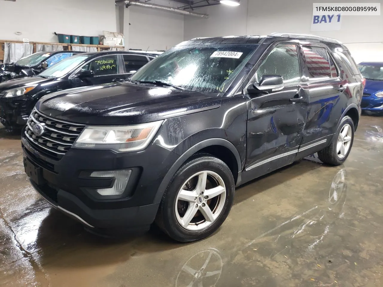 2016 Ford Explorer Xlt VIN: 1FM5K8D80GGB95996 Lot: 78942004