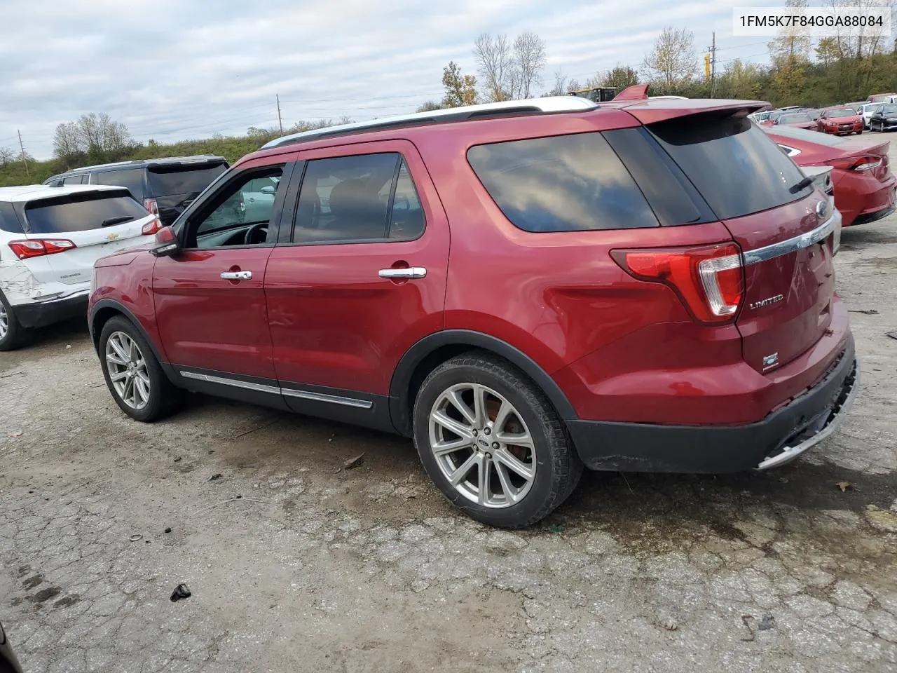 2016 Ford Explorer Limited VIN: 1FM5K7F84GGA88084 Lot: 79078594