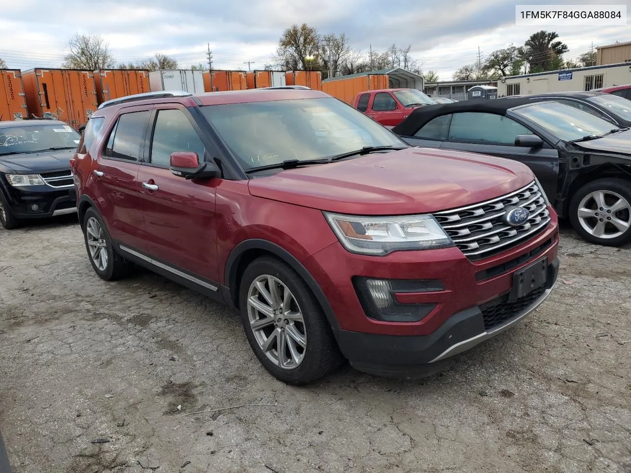 2016 Ford Explorer Limited VIN: 1FM5K7F84GGA88084 Lot: 79078594