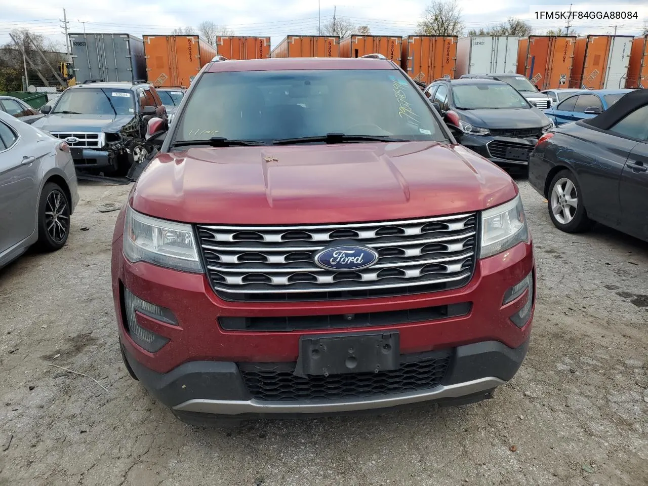 2016 Ford Explorer Limited VIN: 1FM5K7F84GGA88084 Lot: 79078594