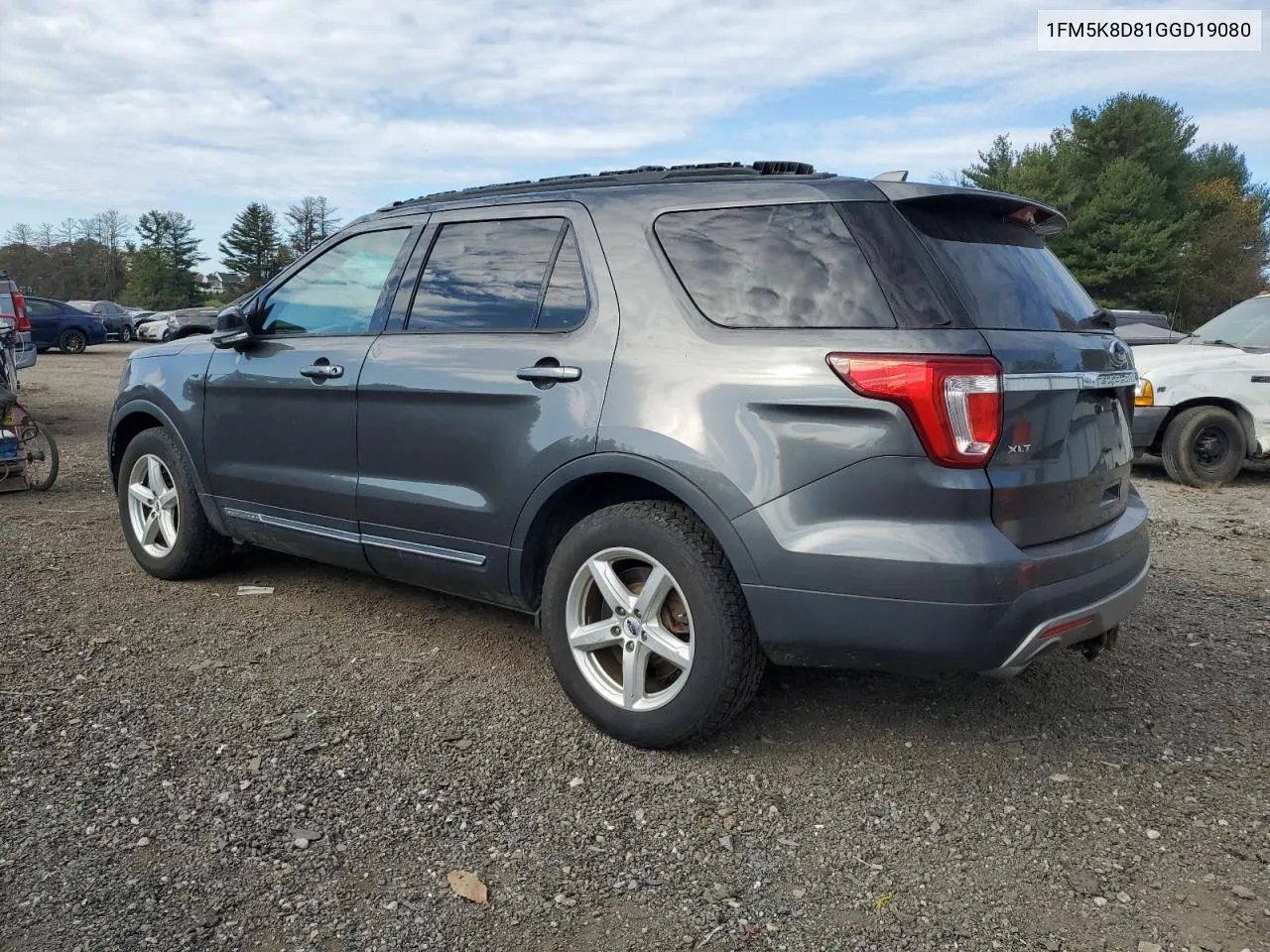 2016 Ford Explorer Xlt VIN: 1FM5K8D81GGD19080 Lot: 79119784