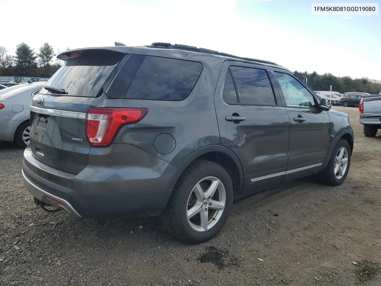 2016 Ford Explorer Xlt VIN: 1FM5K8D81GGD19080 Lot: 79119784