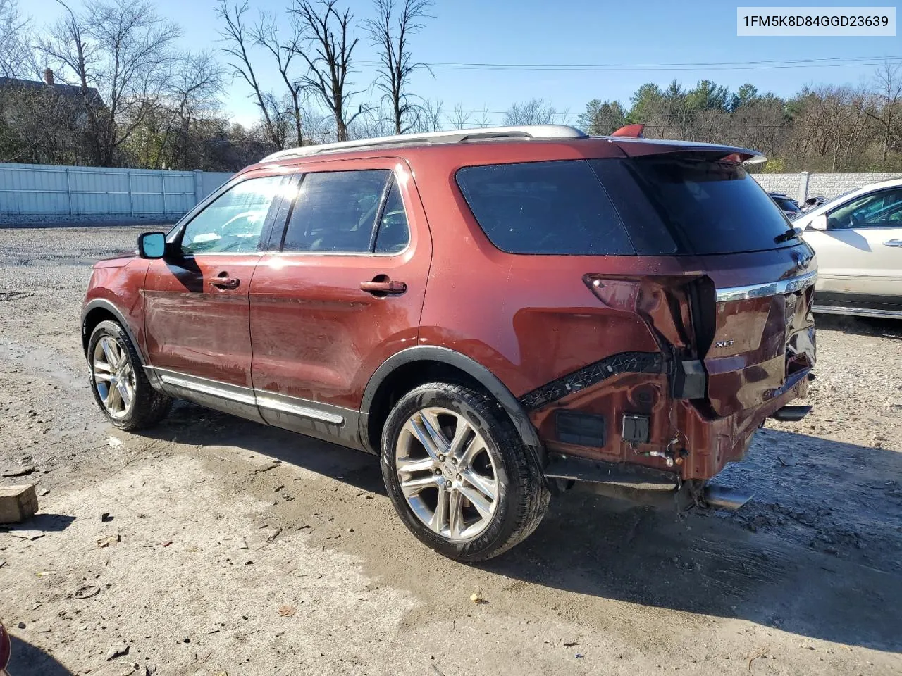 2016 Ford Explorer Xlt VIN: 1FM5K8D84GGD23639 Lot: 79131764