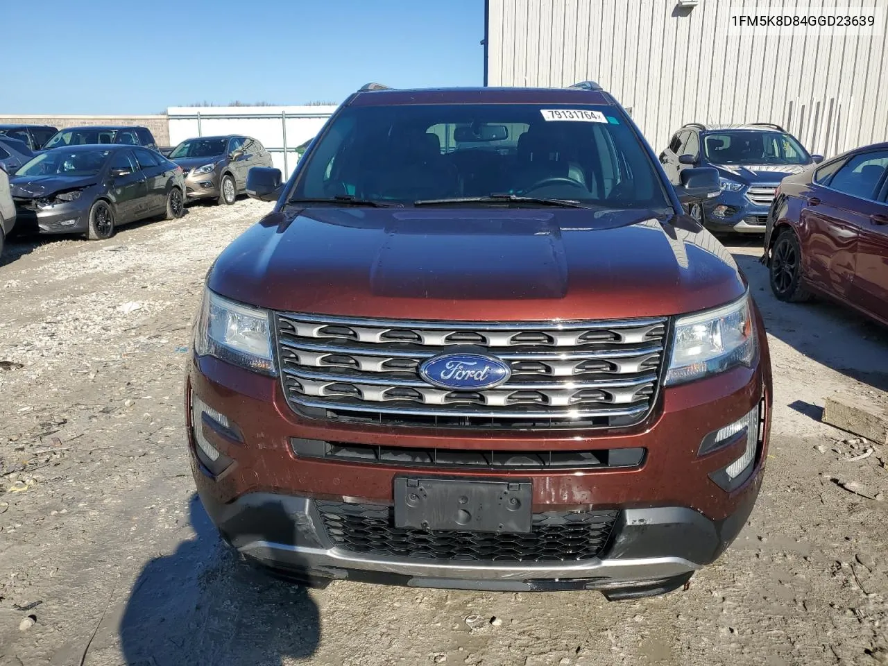 2016 Ford Explorer Xlt VIN: 1FM5K8D84GGD23639 Lot: 79131764