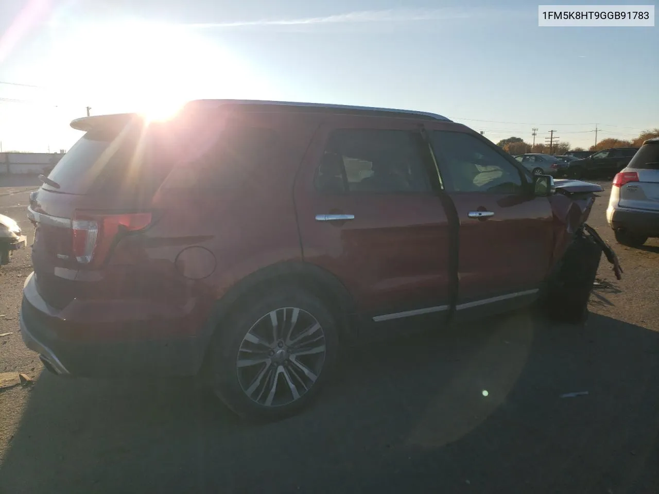 2016 Ford Explorer Platinum VIN: 1FM5K8HT9GGB91783 Lot: 79251274