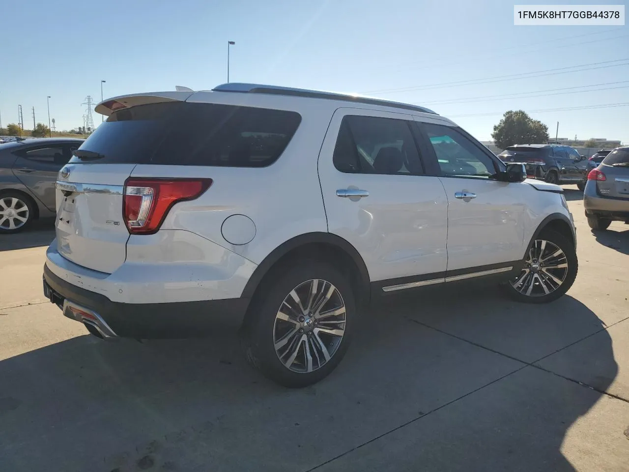 2016 Ford Explorer Platinum VIN: 1FM5K8HT7GGB44378 Lot: 79471834