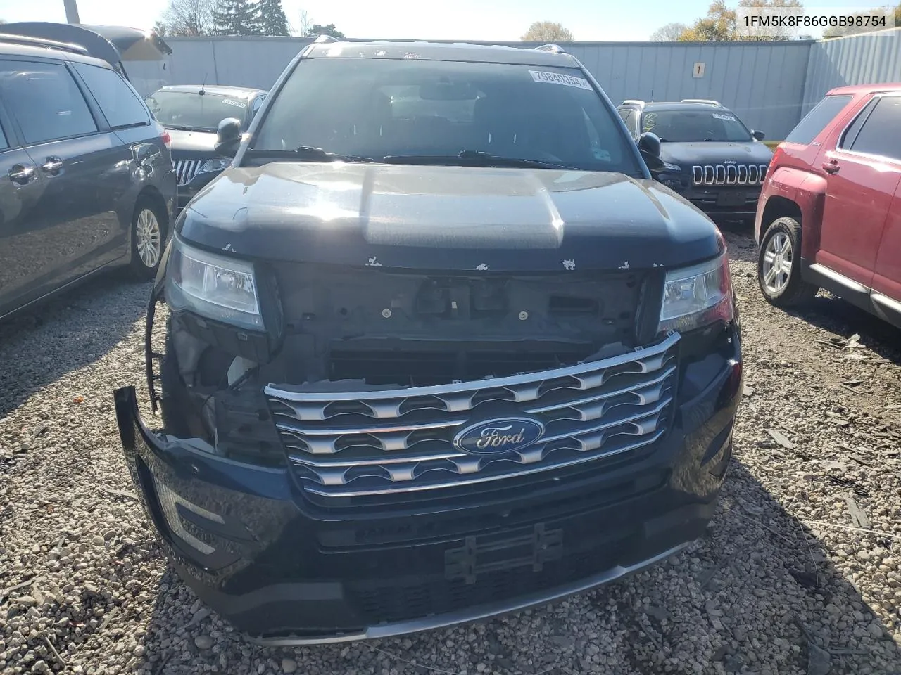 2016 Ford Explorer Limited VIN: 1FM5K8F86GGB98754 Lot: 79849354