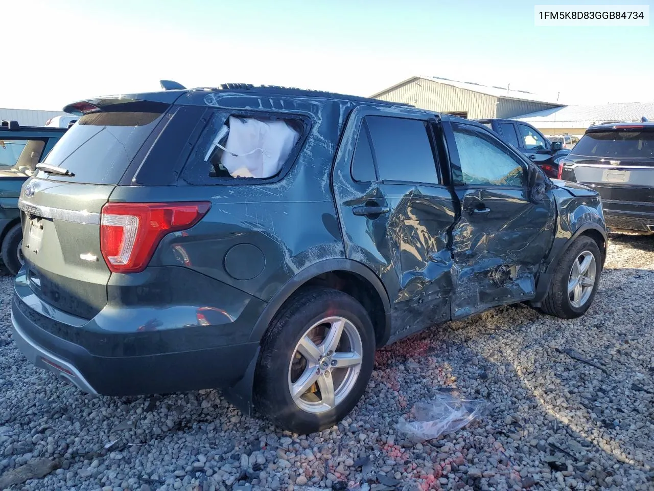 2016 Ford Explorer Xlt VIN: 1FM5K8D83GGB84734 Lot: 79849774