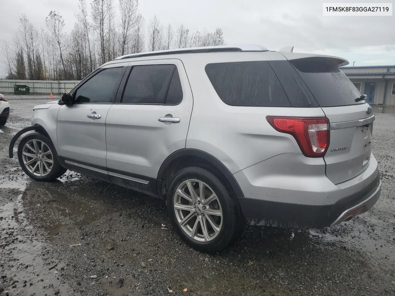 2016 Ford Explorer Limited VIN: 1FM5K8F83GGA27119 Lot: 80081864