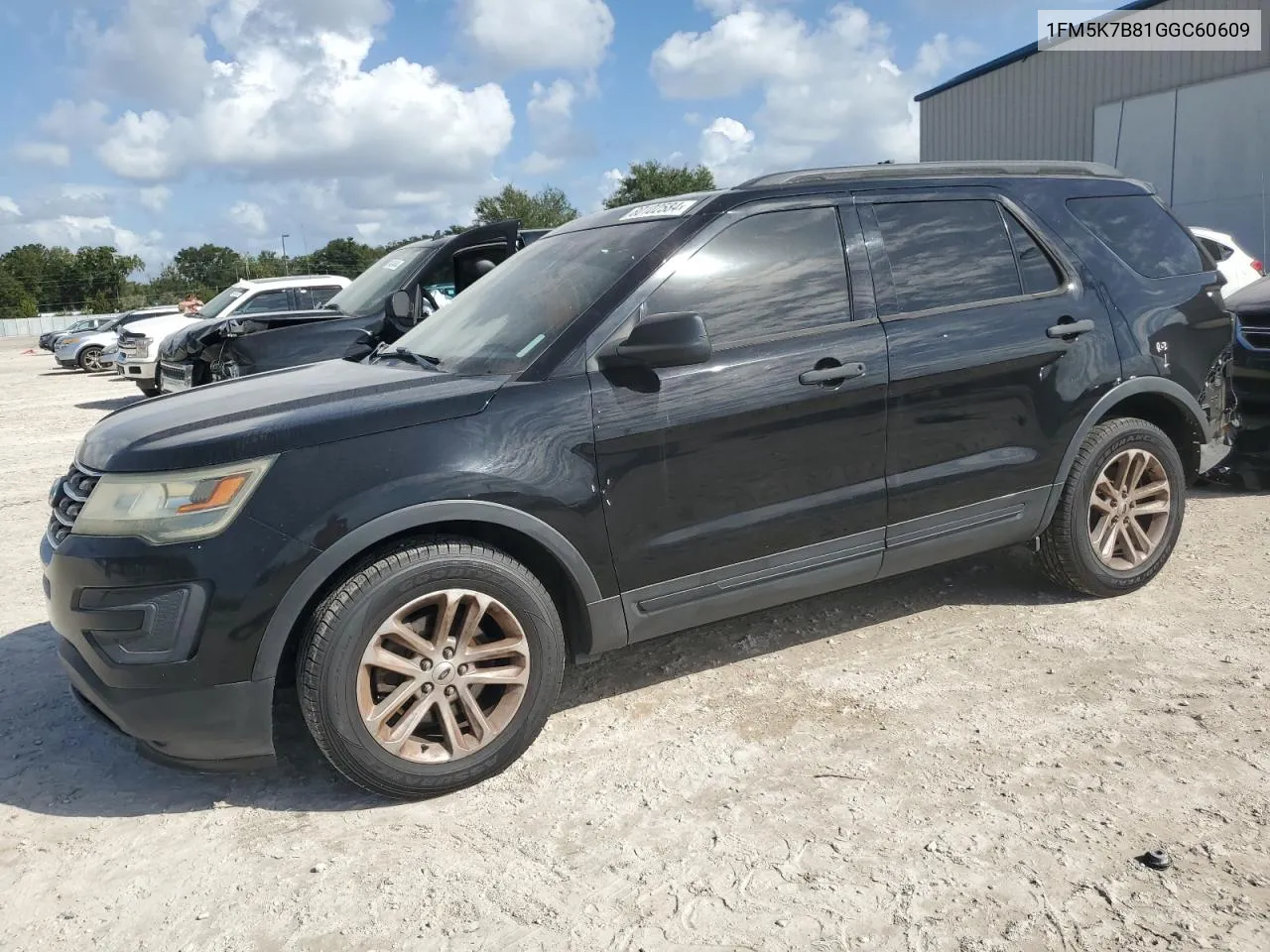 2016 Ford Explorer VIN: 1FM5K7B81GGC60609 Lot: 80102584