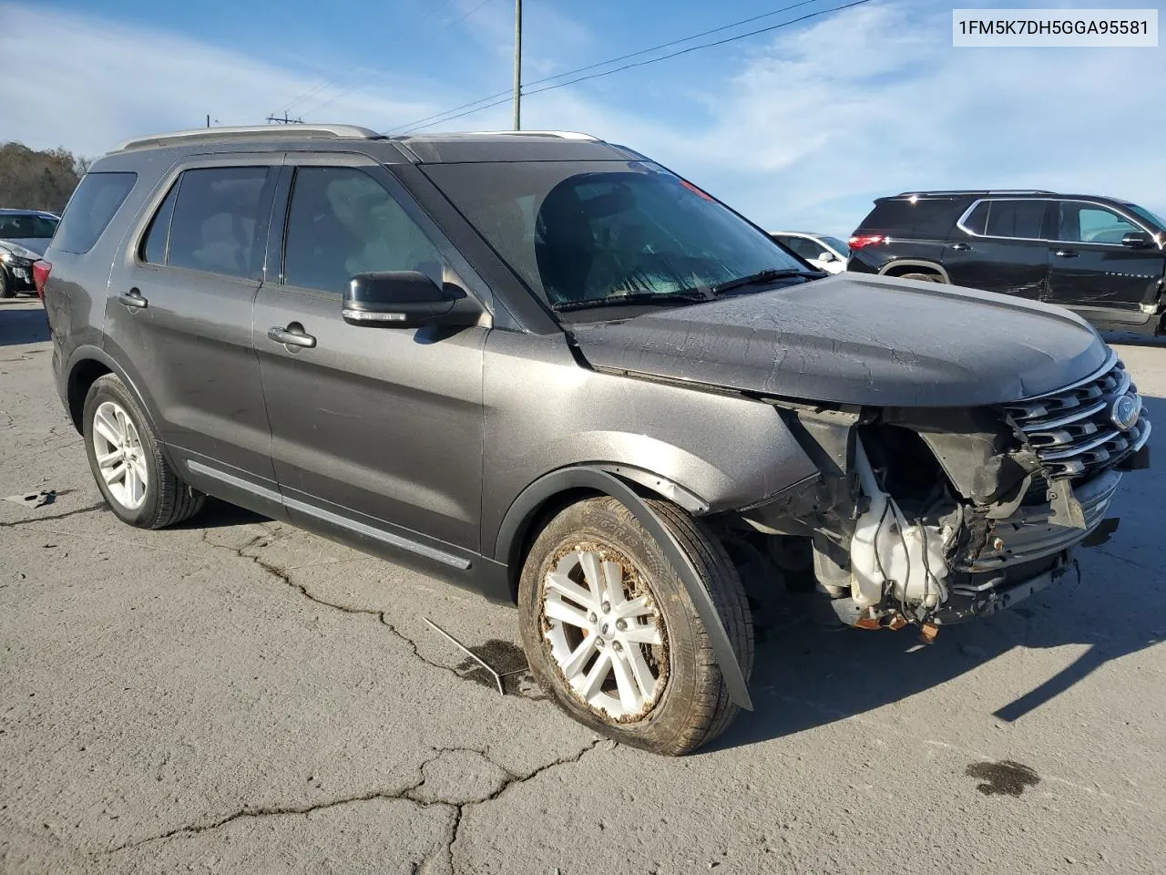 2016 Ford Explorer Xlt VIN: 1FM5K7DH5GGA95581 Lot: 80344044