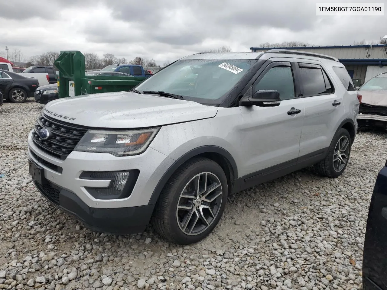 1FM5K8GT7GGA01190 2016 Ford Explorer Sport