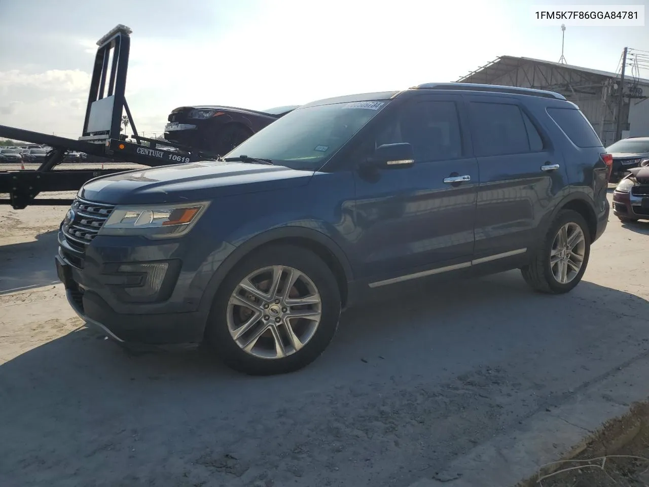 2016 Ford Explorer Limited VIN: 1FM5K7F86GGA84781 Lot: 80509704