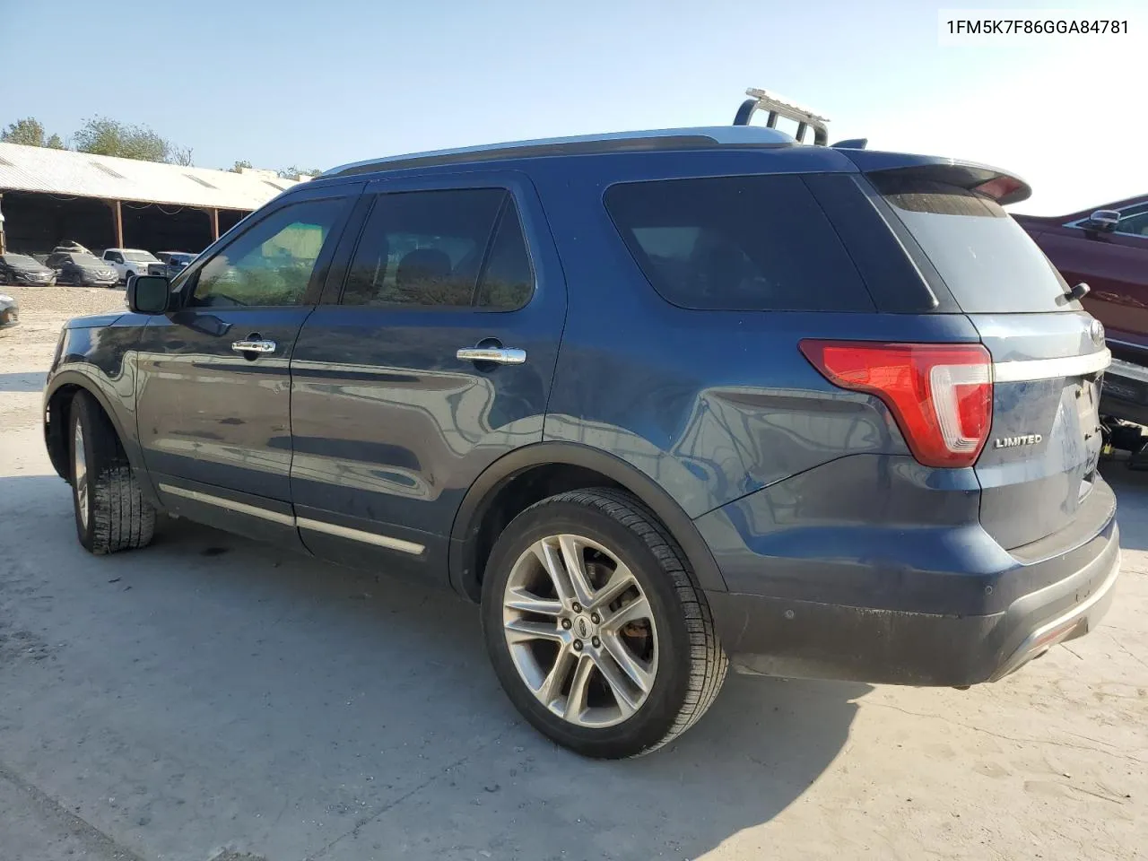 2016 Ford Explorer Limited VIN: 1FM5K7F86GGA84781 Lot: 80509704