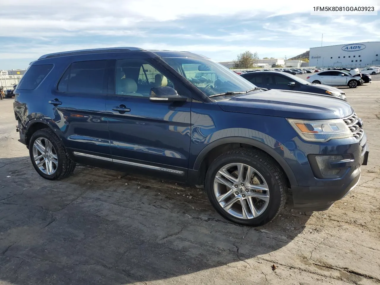 2016 Ford Explorer Xlt VIN: 1FM5K8D81GGA03923 Lot: 80520344