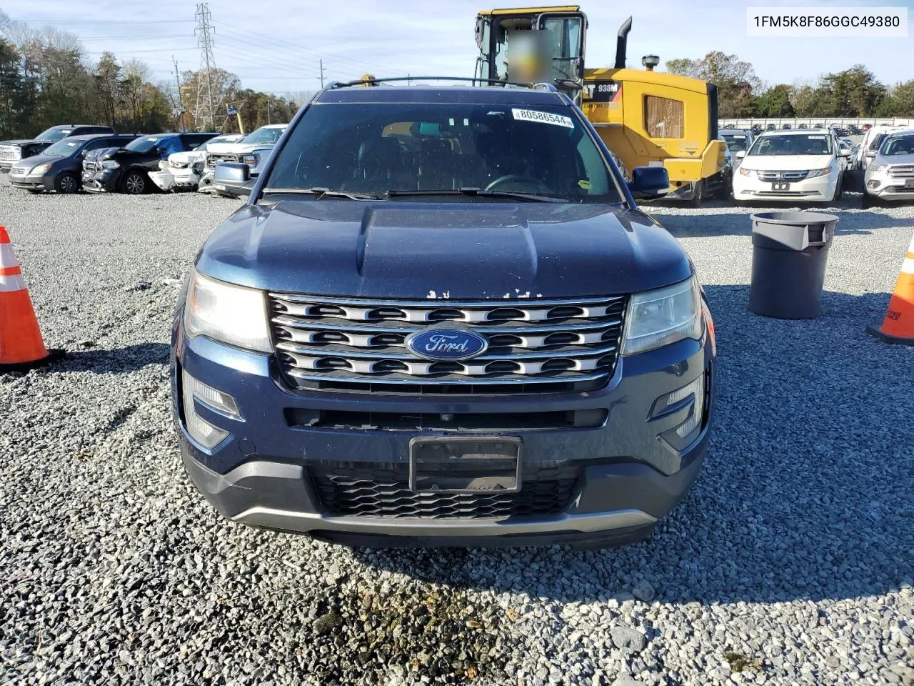 2016 Ford Explorer Limited VIN: 1FM5K8F86GGC49380 Lot: 80586544