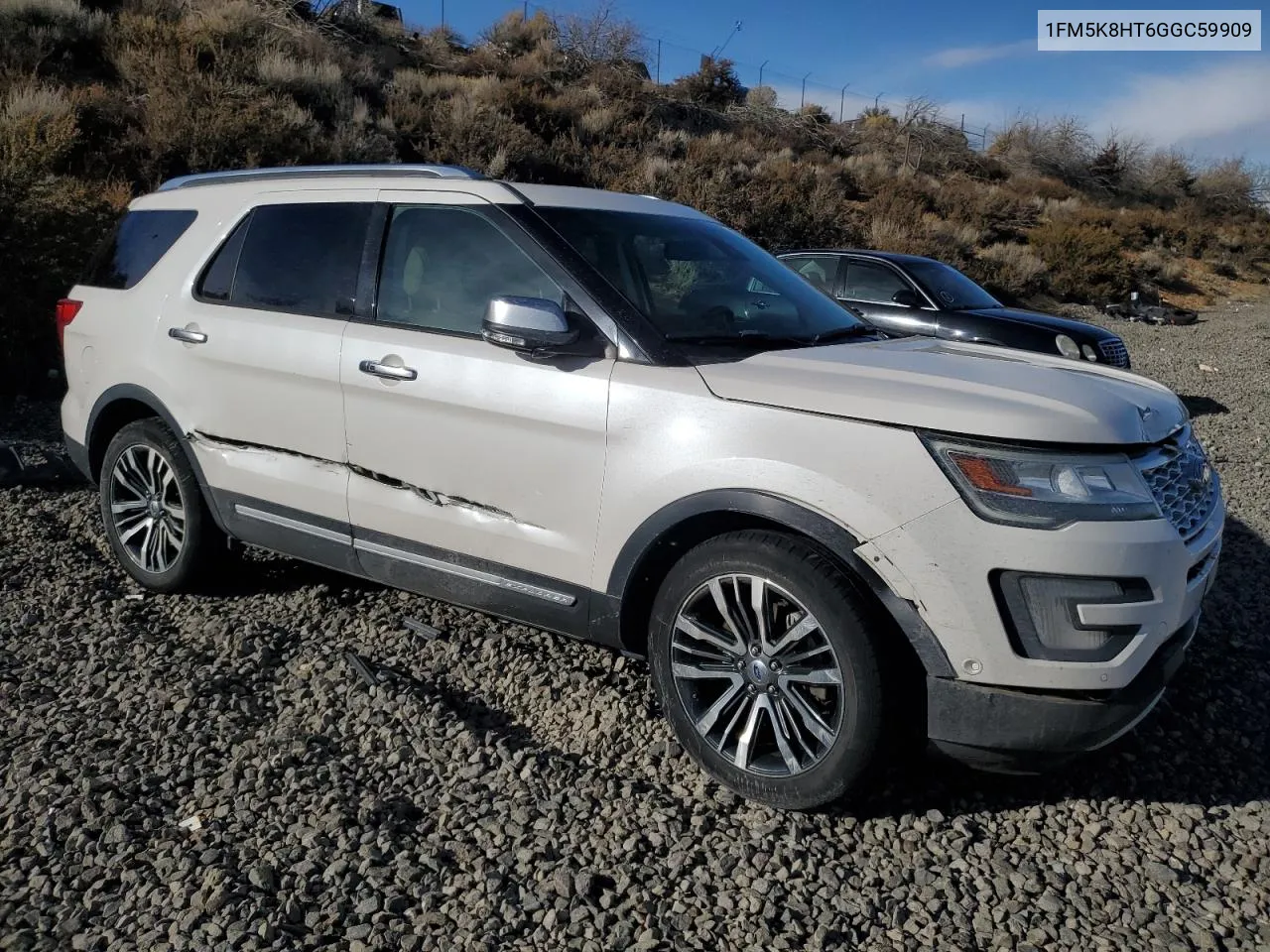 2016 Ford Explorer Platinum VIN: 1FM5K8HT6GGC59909 Lot: 80733124