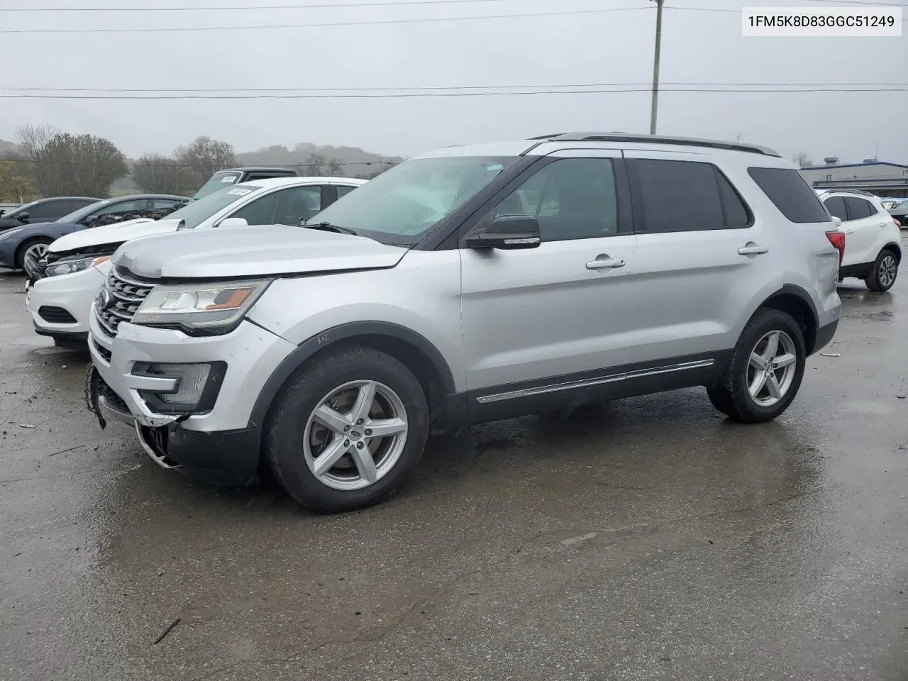 2016 Ford Explorer Xlt VIN: 1FM5K8D83GGC51249 Lot: 81141244