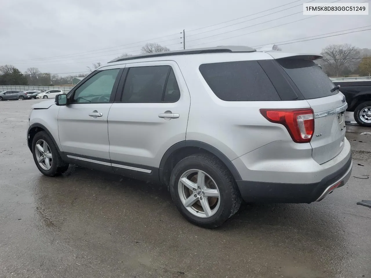 2016 Ford Explorer Xlt VIN: 1FM5K8D83GGC51249 Lot: 81141244