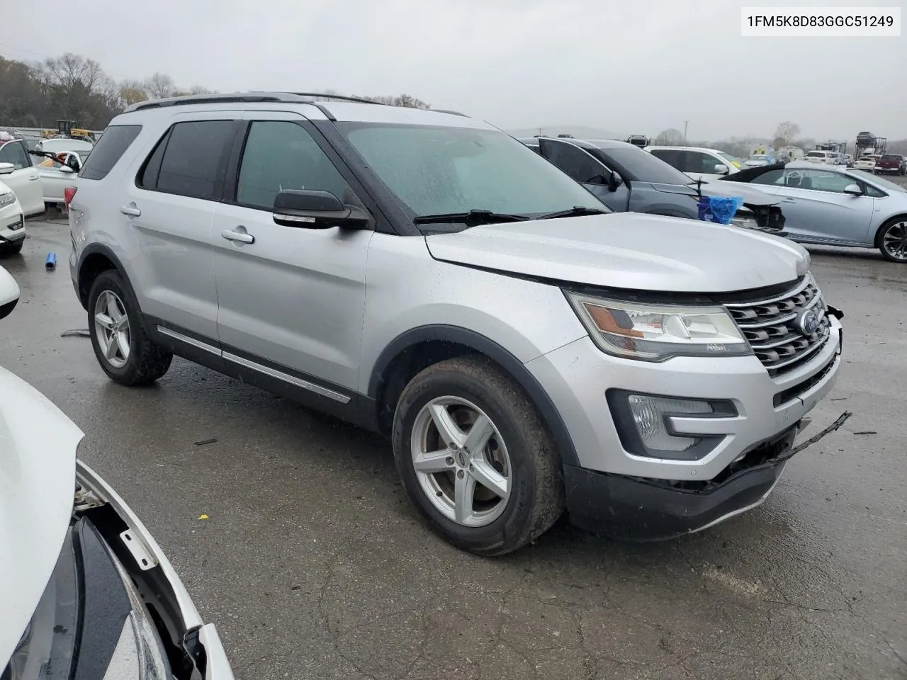 2016 Ford Explorer Xlt VIN: 1FM5K8D83GGC51249 Lot: 81141244