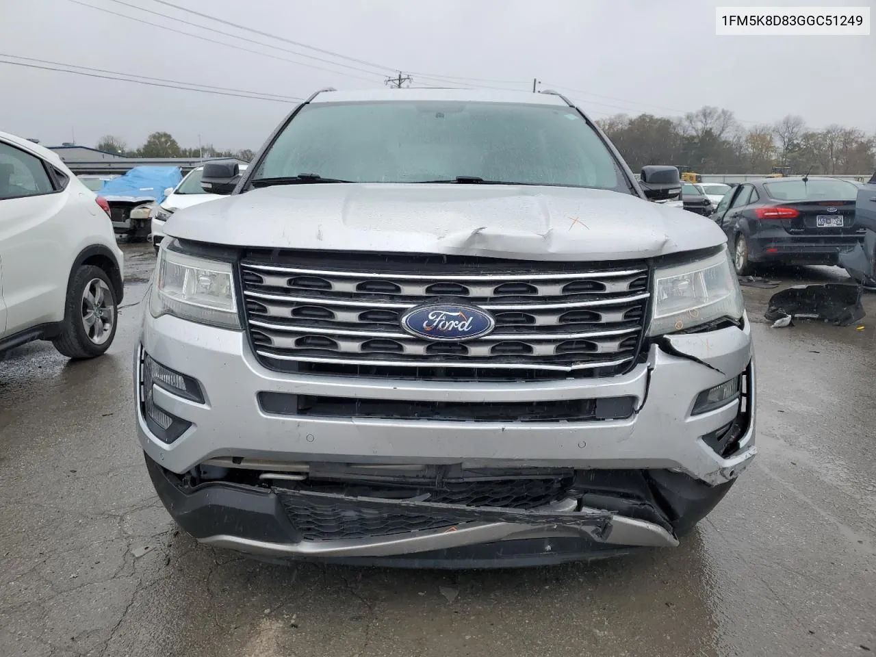 2016 Ford Explorer Xlt VIN: 1FM5K8D83GGC51249 Lot: 81141244