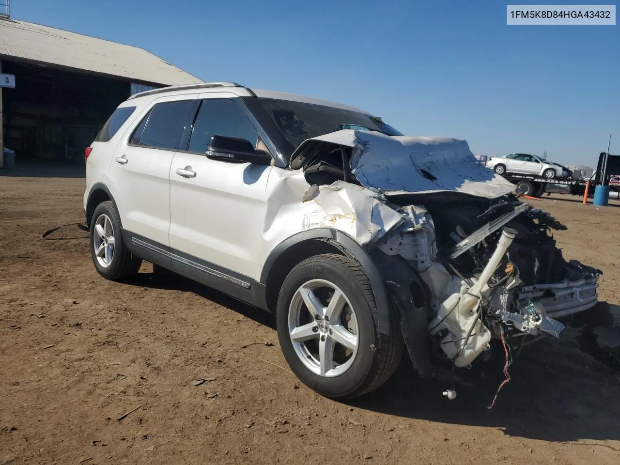 2017 Ford Explorer Xlt VIN: 1FM5K8D84HGA43432 Lot: 42958654