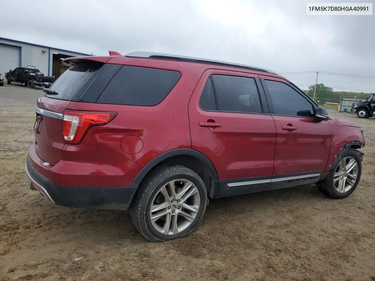 1FM5K7D80HGA40991 2017 Ford Explorer Xlt